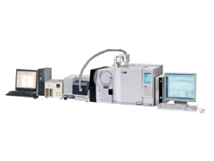Thermogravimetric differential thermal analyzer and gas chromatograph/mass spectrometer